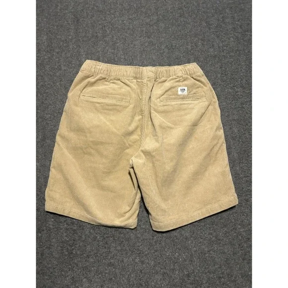 Katin Corduroy Patio Short Mens Medium Kord beige Surf Drawstring Beach NWT - Picture 2 of 8